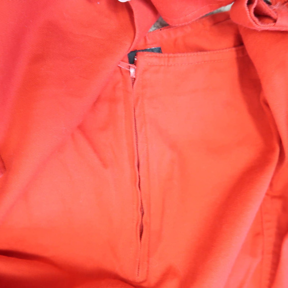 Vintage 90s Rafaella red wrap front mini skort 12 - Picture 3 of 6